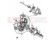 SUZUKI DR800S / DR800SU L (1990) 49 - REAR WHEEL
