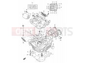 SUZUKI DR800S / DR800SU M (1991) 1 - CYLINDER HEAD