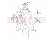 SUZUKI DR800S / DR800SU M (1991) 34 - FUEL TANK