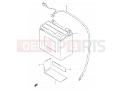 SUZUKI DR800S / DR800SU M (1991) 22 - BATTERY (MODEL M/N/P/R/S)