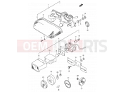 SUZUKI DR800S / DR800SU M (1991) 27 - REAR COMBINATION LAMP (MODEL M/N/P/R/S)