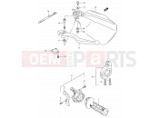 SUZUKI DR800S / DR800SU M (1991) 39 - RIGHT HANDLE LEVER