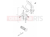 SUZUKI DR800S / DR800SU M (1991) 40 - LEFT HANDLE LEVER