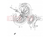 SUZUKI DR800S / DR800SU M (1991) 47 - FRONT WHEEL