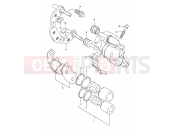 SUZUKI DR800S / DR800SU M (1991) 48 - FRONT CALIPER (MODEL M/N/P/R/S)