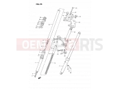 SUZUKI DS80 F (1985) (E03) 23 - FRONT FORK