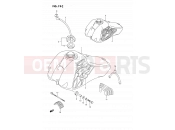 SUZUKI DS80 H (1987) (E03) 19C - FUEL TANK (MODEL N/P)