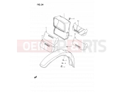 SUZUKI DS80 H (1987) (E03) 24 - HEADLAMP HOUSING
