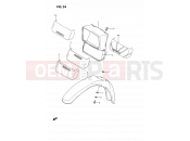 SUZUKI DS80 H (1987) (E24) 24 - HEADLAMP HOUSING