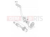 SUZUKI DS80 N (1992) (E03) 12 - KICK STARTER