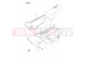 SUZUKI DS80 N (1992) (E24) 22 - FRAME COVER (MODEL H/J/K/L/M)