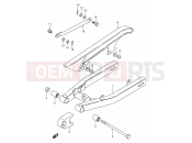 SUZUKI DS80 T (1996) (E03,E28,E33) 31 - REAR SWINGING ARM