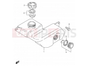 SUZUKI DS80 V (1997) (E03,E28,E33) 21 - OIL TANK