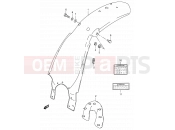 SUZUKI DS80 V (1997) (E03,E28,E33) 26A - REAR FENDER (MODEL Y)