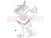 SUZUKI DS80 W (1998) (E03,E28,E33) 1 - CYLINDER