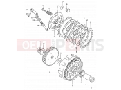 SUZUKI DS80 W (1998) (E03,E28,E33) 9 - CLUTCH