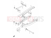 SUZUKI DS80 W (1998) (E24) 31 - REAR SWINGING ARM