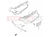SUZUKI DS80 X (1999) (E24) 22 - FRAME COVER