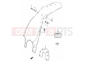 SUZUKI DS80 X (1999) (E24) 26A - REAR FENDER (MODEL Y)