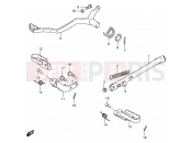 SUZUKI DS80 Y (2000) (E03,E28,E33) 18 - PROP STAND - BRAKE PEDAL