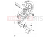 SUZUKI FB100 / FB100D R (1994) 48 - FRONT WHEEL (SEE NOTE)