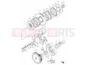 SUZUKI FB100 / FB100D S (1995) 14A - CLUTCH (MODEL S/V/X/Y)