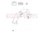 SUZUKI FB100 / FB100D V (1997) 43 - REAR FENDER
