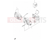 SUZUKI FB100 X (1999) 25 - FRONT TURN SIGNAL LAMP (E01,E30,E43,E45,E71,P01)