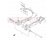 SUZUKI FB80 K (1989) 38 - REAR SWINGING ARM