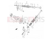SUZUKI FB80 M (1991) 6 - CAM SHAFT/VALVE