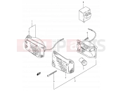 SUZUKI FB80 M (1991) 21 - FRONT TURNSIGNAL LAMP
