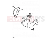 SUZUKI FR80 N (1992) 32 - OIL TANK - FRAME COVER