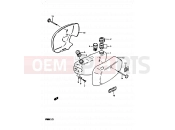 SUZUKI FR80 Z (1982) 37 - OIL TANK - FRAME COVER