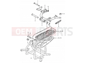 SUZUKI FS50 X (1999) 26 - CENTER STAND - FOOTREST