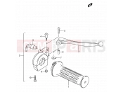 SUZUKI FZ50 G (1986) 48 - RIGHT HANDLE SWITCH (E06, E09, E10, E24, E25, E26)