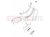 SUZUKI FZ50N P (1993) 38A - FRAME COVER (MODEL K/L/P)