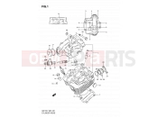 SUZUKI GN125 X (1999) 1 - CYLINDER HEAD