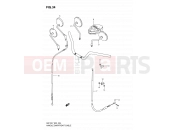 SUZUKI GN125 X (1999) 34 - HANDLEBAR - FRONT CABLE