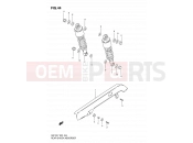SUZUKI GN125 X (1999) 44 - REAR SHOCK ABSOBER