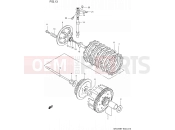 SUZUKI GN125E N (1992) (E03) 13 - CLUTCH