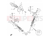 SUZUKI GN125E N (1992) (E30) 7 - CAM SHAFT - VALVE