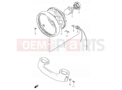 SUZUKI GN125E N (1992) (E30) 23 - HEADLAMP (E04 %F.NO.140197)