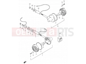 SUZUKI GN125E N (1992) (E30) 28 - TURN SIGNAL LAMP (MODEL Z/D/K E18)