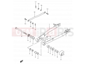 SUZUKI GN125E N (1992) (E30) 53 - REAR SWINGING ARM