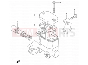SUZUKI GN125E N (1992) (E30) 52A - FRONT MASTER CYLINDER (MODEL M/N/R)