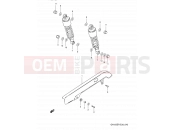 SUZUKI GN125E P (1993) (E03,E28,E33) 42 - CHAIN CASE - REAR SHOCK ABSOBER