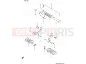 SUZUKI GN125E R (1994) (E03) 29 - FOOTREST