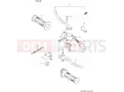 SUZUKI GN125E R (1994) (E03) 36 - HANDLE LEVER