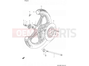 SUZUKI GN125E R (1994) (E03) 41 - FRONT WHEEL