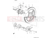 SUZUKI GN125E R (1994) (E03) 47 - REAR WHEEL